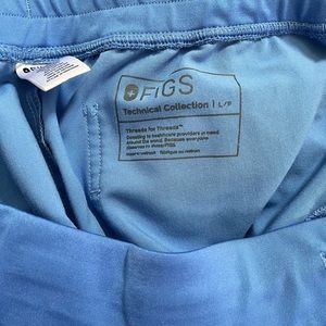 Figs, Large-Petite, Ceil Blue Joggers